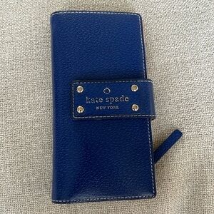 Blue kate spade wallet